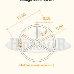 Diagrama técnico juntas válvula Astral 1 1/2"