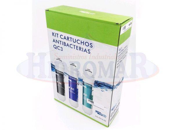 Kit Cartuchos Qc3 Ultrafiltracion Nelva