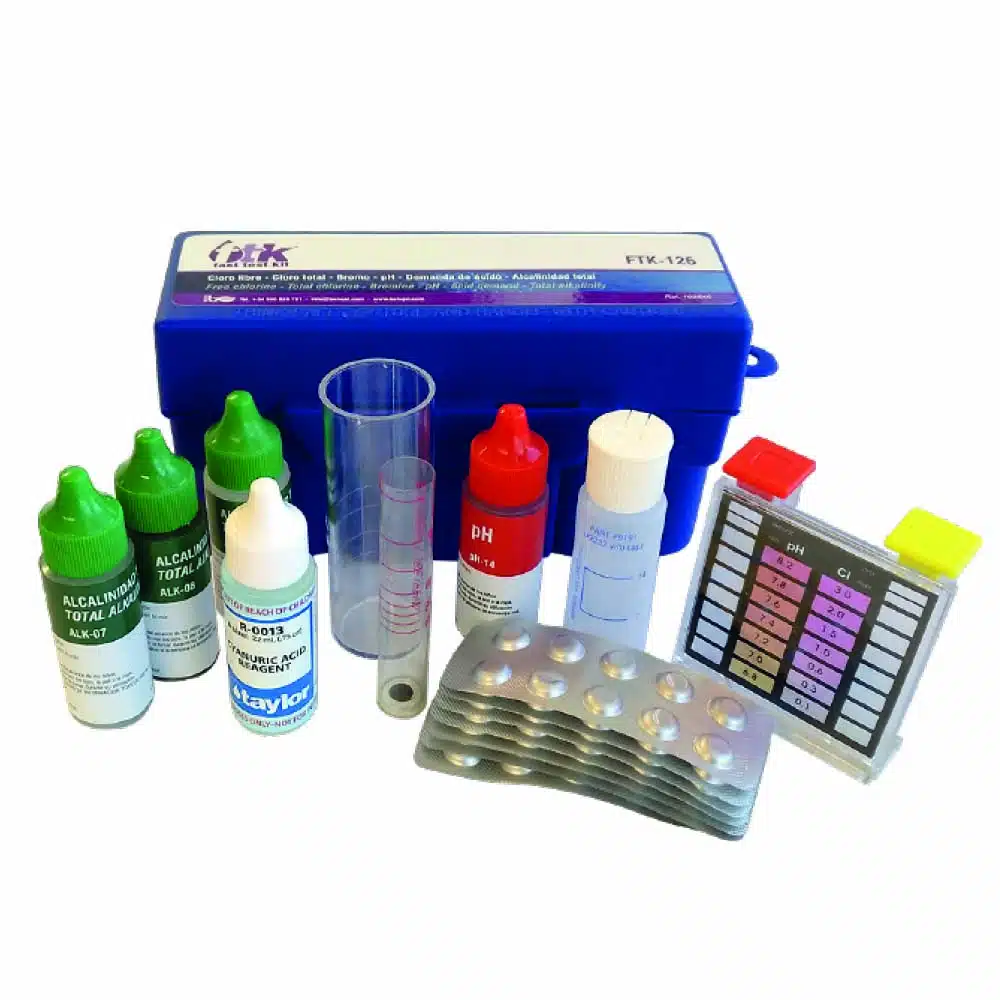 Analisador de Cloro Lib/Tot/Ph/Alk/Ac.Cianúri Ftk-126