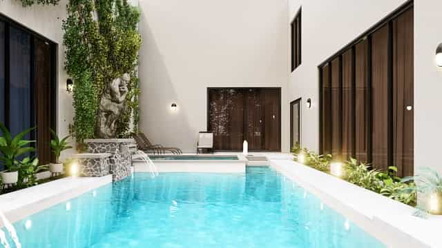 piscina en casa