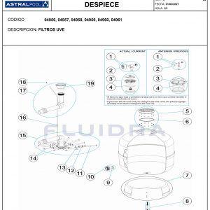 Recambio Filtro Uve Astralpool