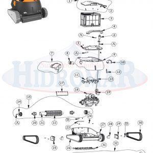 Recambio Limpiafondos Dolphin E35