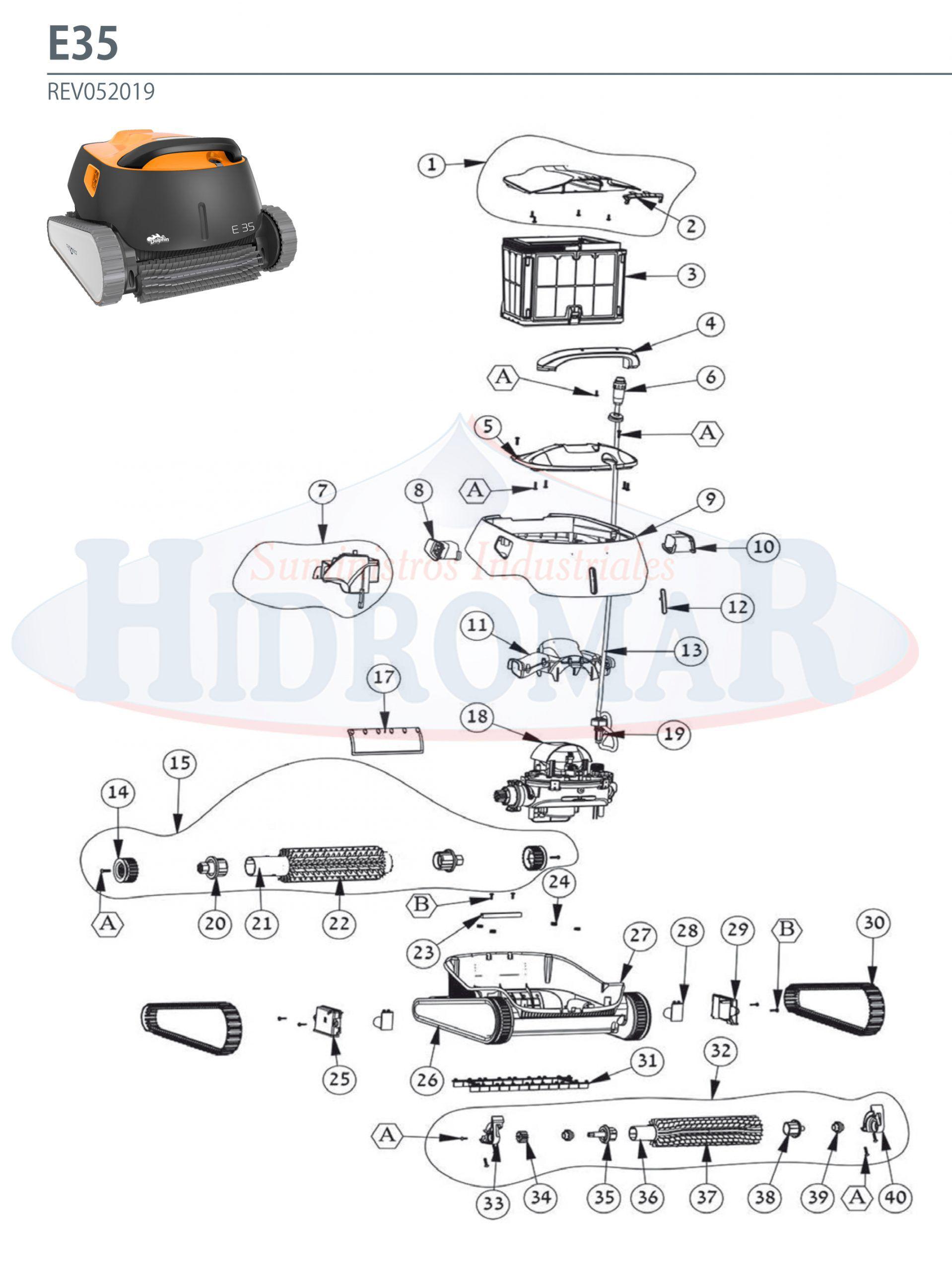 dolphin e35 pool cleaner