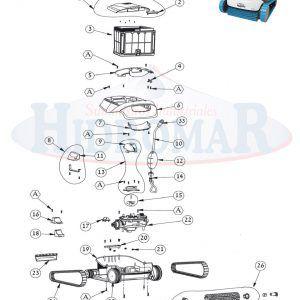 Recambio Limpiafondos Dolphin S100