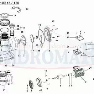 Ersatzpumpe Espa Nox 75/100-18/150