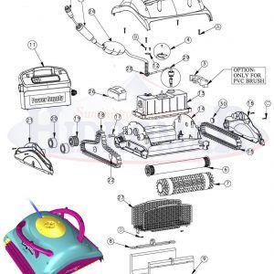Recambio Limpiafondos Dolphin Swift