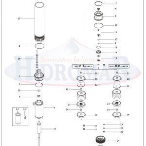 Recambio Bomba Espa Acuaria 17F
