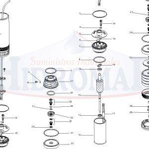 Recambio Bomba Espa Acuaria 15
