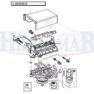 Exploded view Valve 255/940-960 Softener Compa
