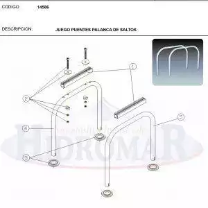 Set di ricambio Ponti Lever Jumps
