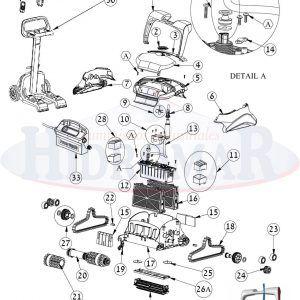 Recambio Limpiafondos Dolphin Active 4