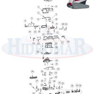 Recambio Limpiafondos Dolphin Active X6