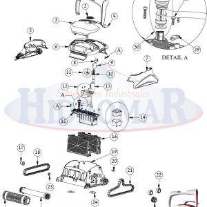 Recambio Limpiafondos Dolphin Active Classic