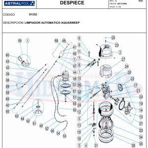 Recambio Limpiafondos Pentair Aquasweep
