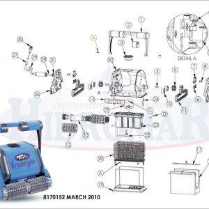 Recambio Limpiafondos Dolphin Dynamic Plus