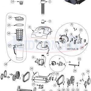 Recambio Limpiafondos Dolphin Hybrid Platinum