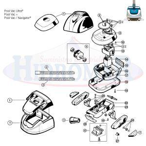 Recambio Limpiafondos Hayward Pool Vac Ultra