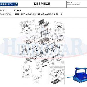 Recambio Limpiafondos Pulit Advance 5 Plus