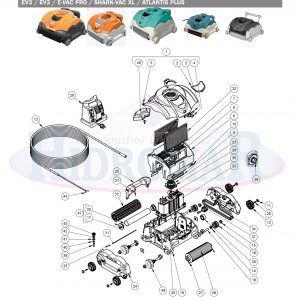 Recambio Limpiafondos Hayward Shark Vac Xl