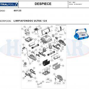 Recambio Limpiafondos Ultra 125