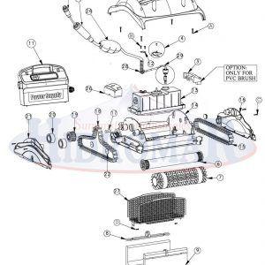 Recambio Limpiafondos Dolphin Vitrium