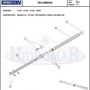 Recambio Mango Telescópico Astral