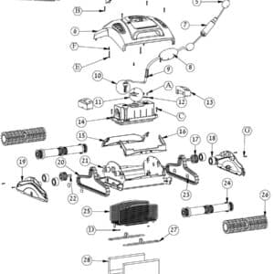 Recambio Limpiafondos Dolphin W20