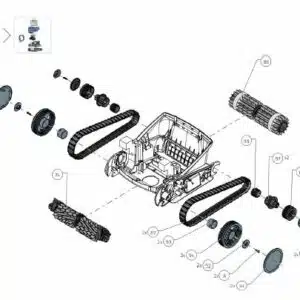 Spare Pool Cleaner Gears Dolphin M700