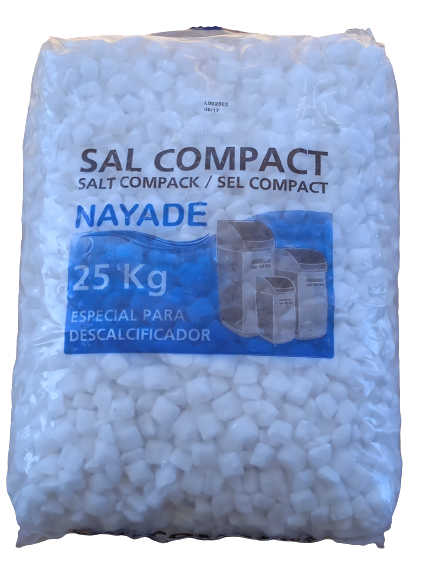 Sal Nayade Compact especial descalcificadores - Gestion Piscinas