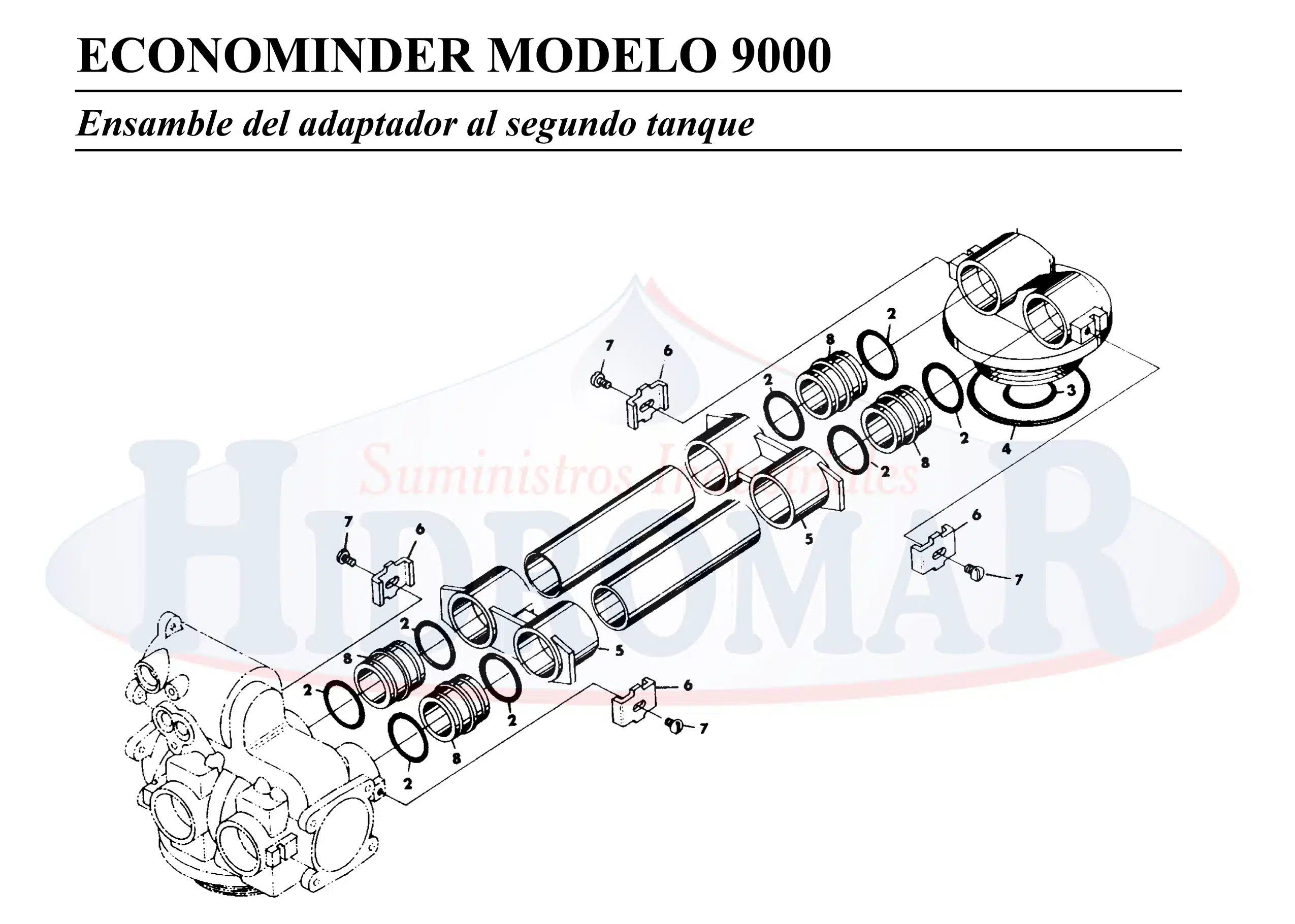 Exploded View Econominder 9000 - Second Adapter