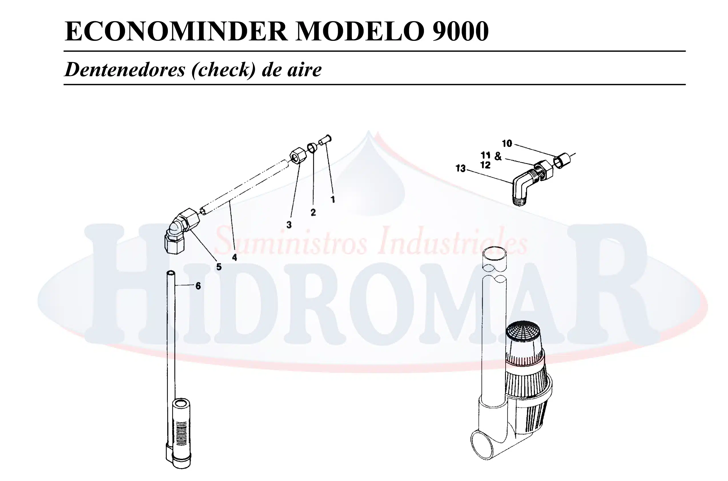 Exploded view Econominder 9000 - Dentenores (Check)