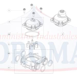 Despiece Valvula Fleck 4600 / 5600 - Contador