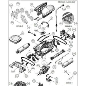 Recambio Limpiafondos Tornado Bwt D400