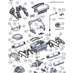 Recambio Limpiafondos Tornado Bwt D500