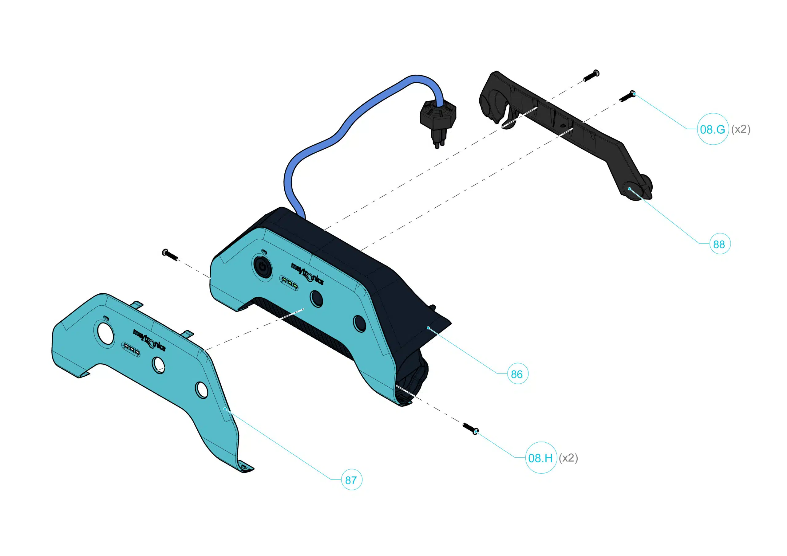 Dolphin Liberty 300 Side Pool Cleaner Spare