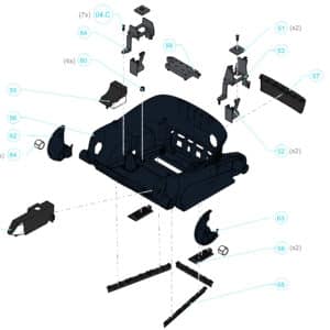 Recambio Limpiafondos Chasis Dolphin Liberty 200