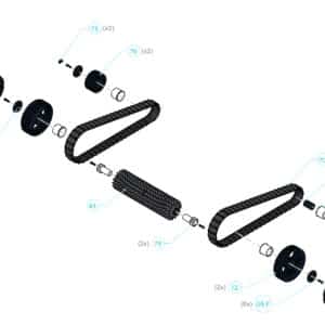 Recambio Limpiafondos Correas Dolphin Liberty 300