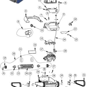 Recambio Limpiafondos Dolphin Blue Maxi 30
