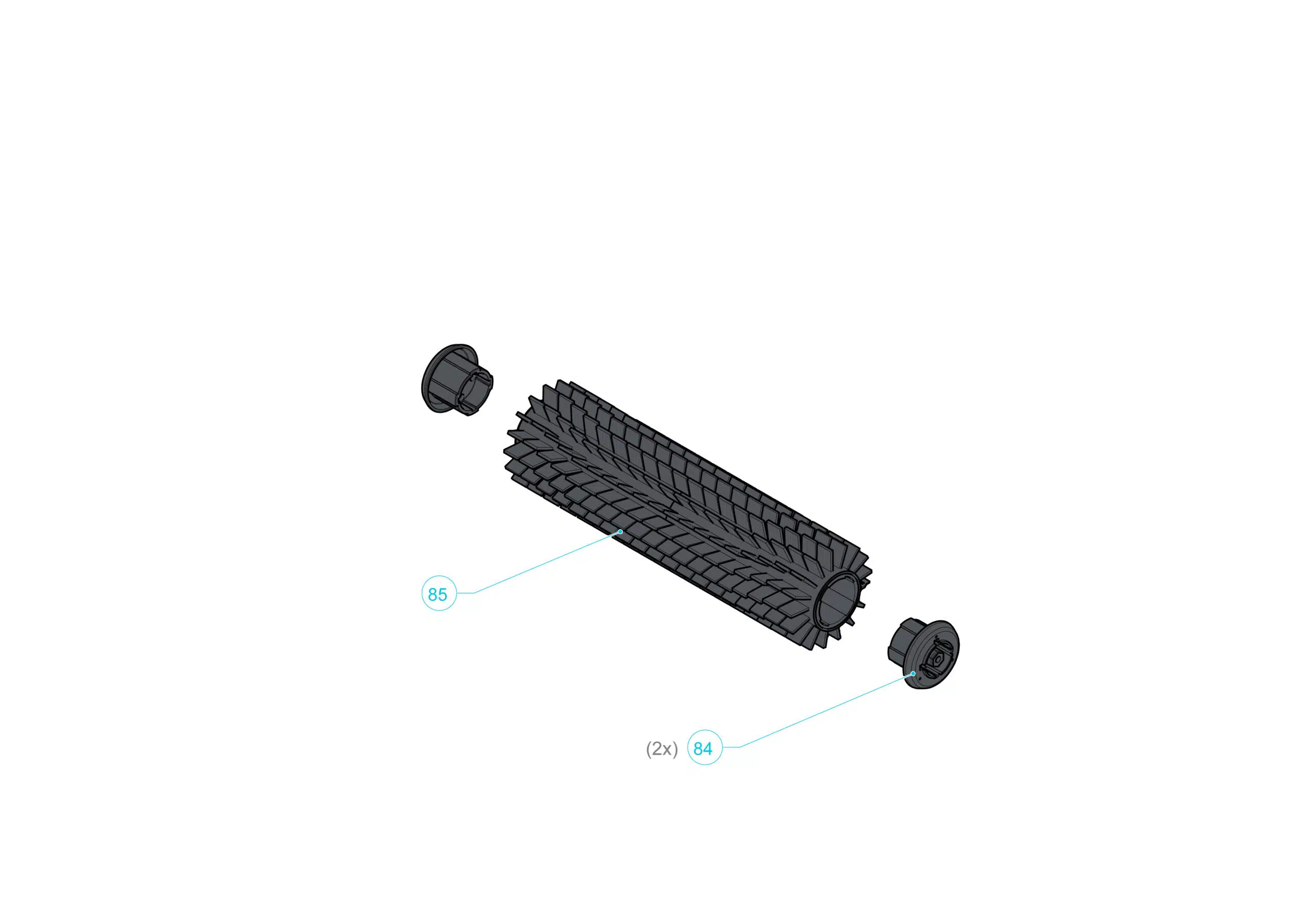 Spare Pool Cleaner Brush Dolphin Liberty 300