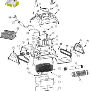 Recambio Limpiafondos Dolphin Triton Cb