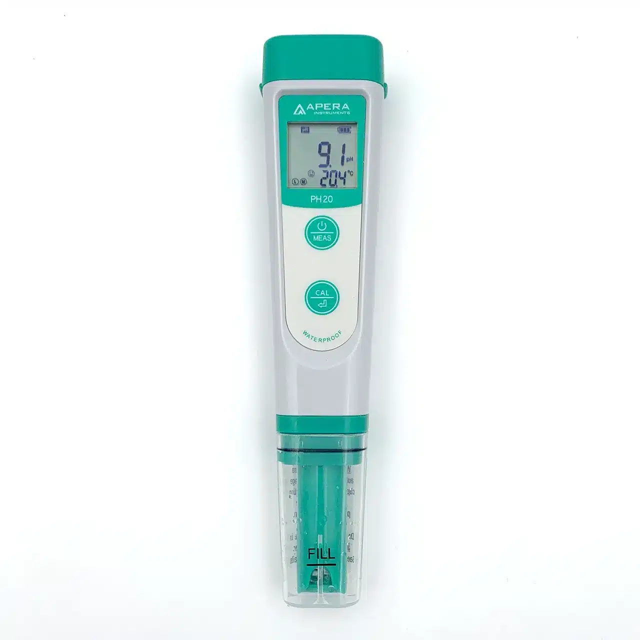 Medidor Apera PH20 en medición de pH en agua