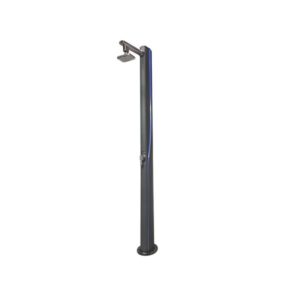 Ducha solar exterior negra de 25 litros