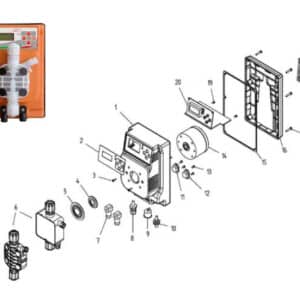 Recambio bomba dosificadora Hydroline HDE Top