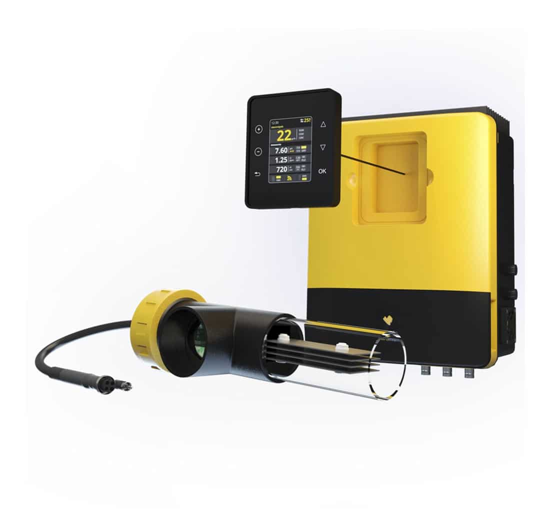 Electrólisis Hidrolife con célula de titanio para piscina privada