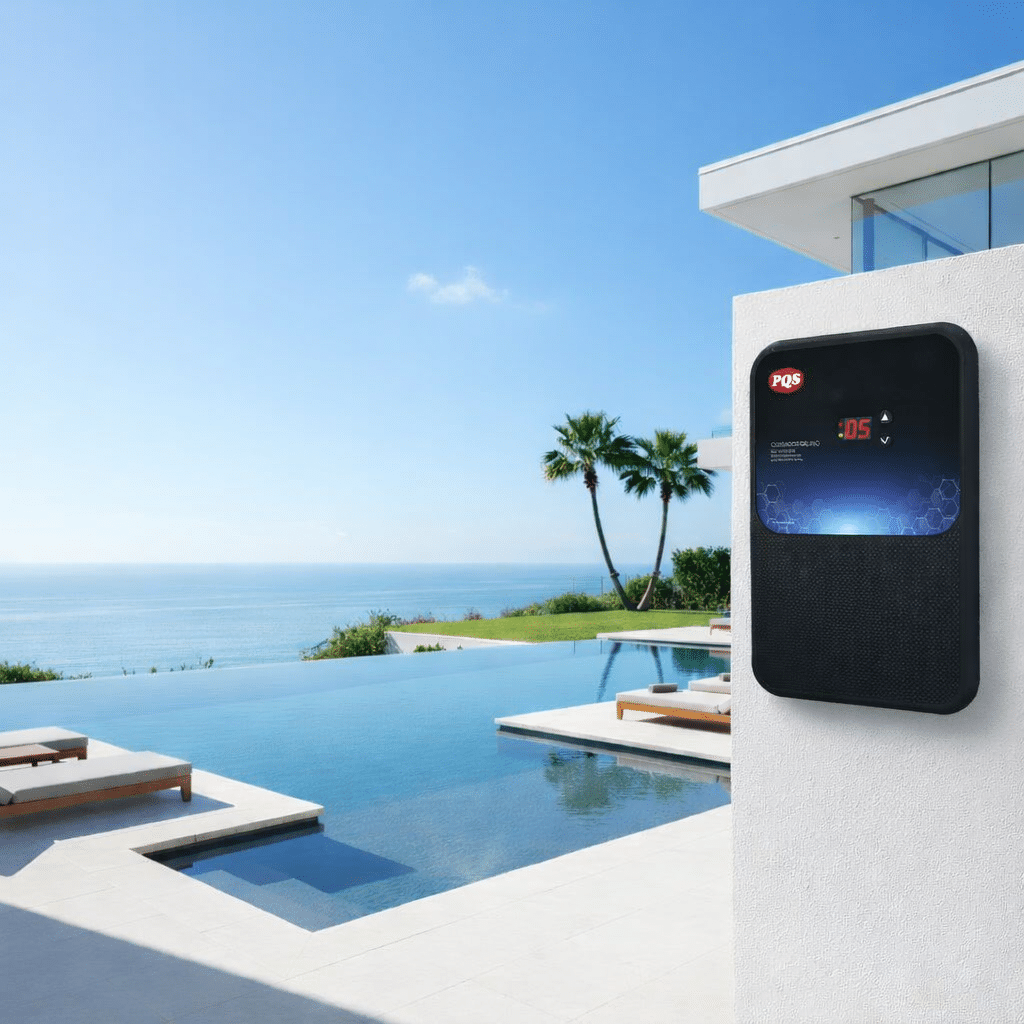 Electrólisis PQS Salt 2.0 con célula mixta para piscina privada