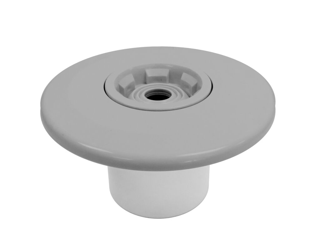 Boquilla de impulsión gris claro Fluida para piscina de hormigón