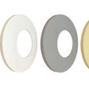 Embellecedores Brio Z para focos de piscina disponibles en blanco, gris claro, arena, antracita e inox