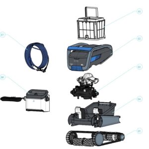 Recambio limpiafondos Motores Dolphin M700