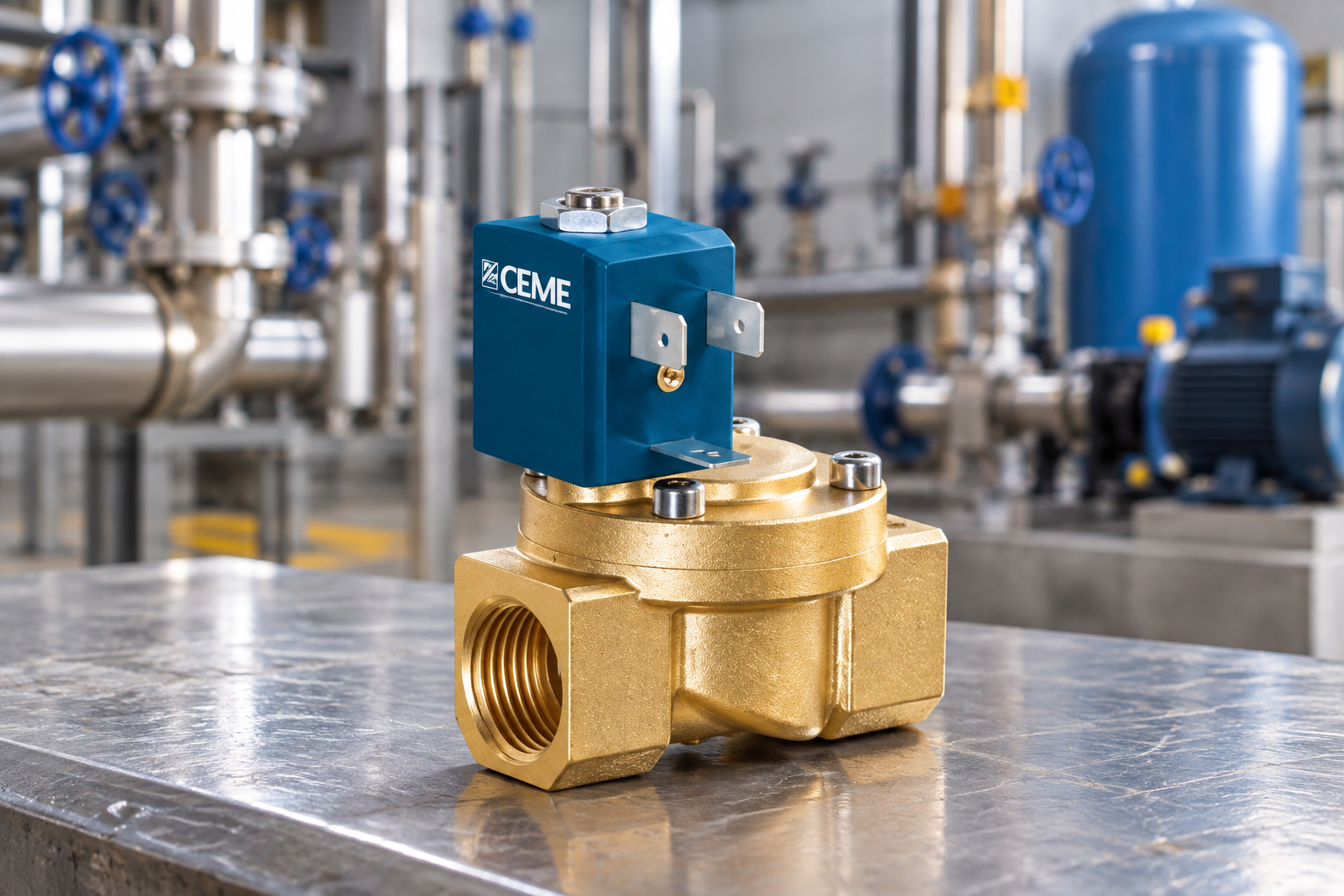 Electroválvulas metálicas para instalaciones de agua, bombeo y automatización