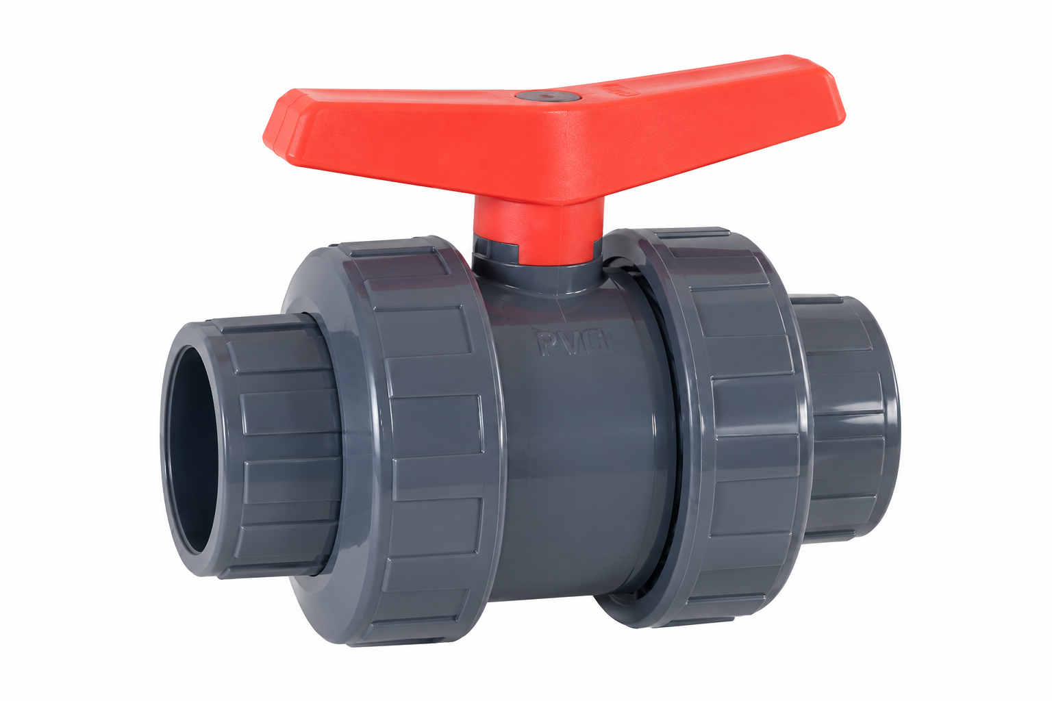 Válvula de bola PVC Cepex M desigual para instalaciones de agua